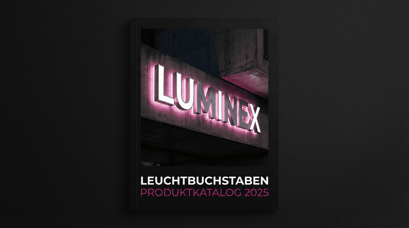 Leuchtbuchstaben Katalog