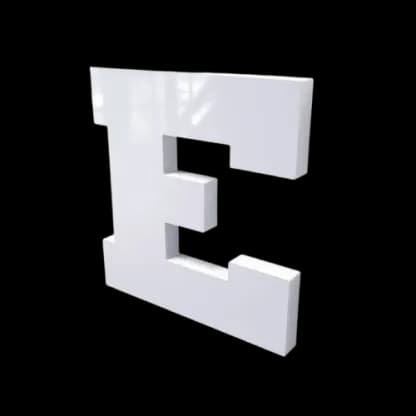 Vollacryl Buchstaben